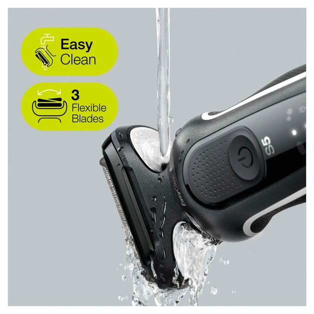 Електробритва Braun Series 5 51-W1500s Black/White - Фото 4 Електробритва Braun Series 5 51-W1500s Black/White - зображення 4