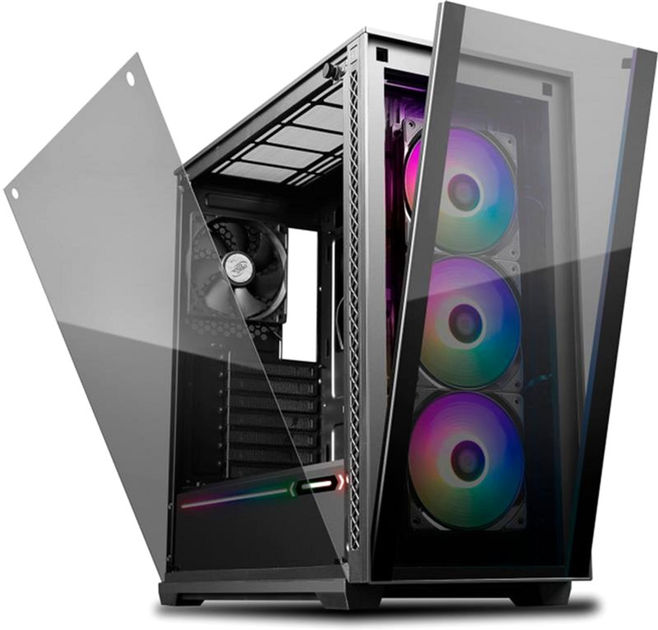 Корпус DeepCool Matrexx 70 ADD-RGB 3F Black (DP-ATX-MATREXX70-BKG0P-3F ...