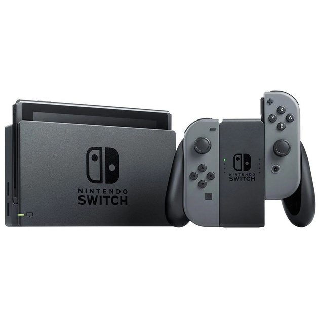 Ігрова консоль Nintendo Switch V2 Grey (HAD-S-KAAAA) – фото