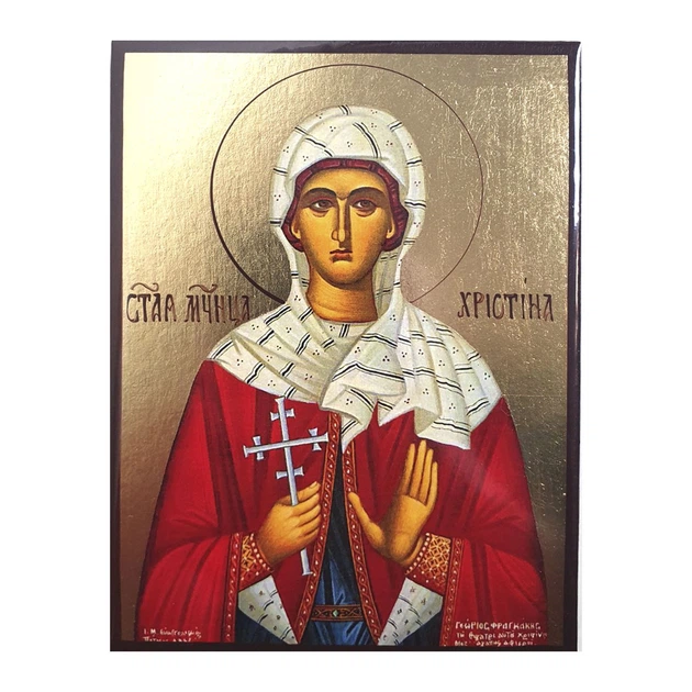 Ікона Свята Христина 140х100 - Фото 1 Ікона Свята Христина 140х100 - зображення 1