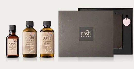 Подарочная коробка-бокс Nashi Argan для для всех типов волос 200ml