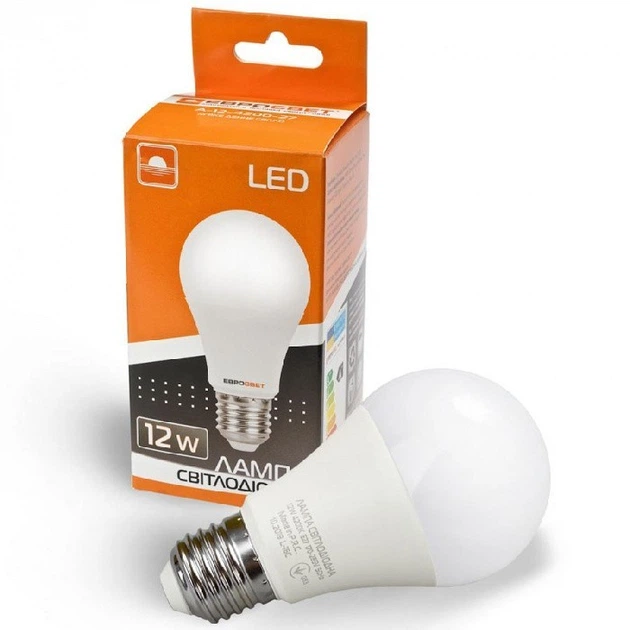 Лампа світлодіодна 12Вт, ЕВРОСВЕТ, 4200К, Е27, (38859) – фото, відгуки ...