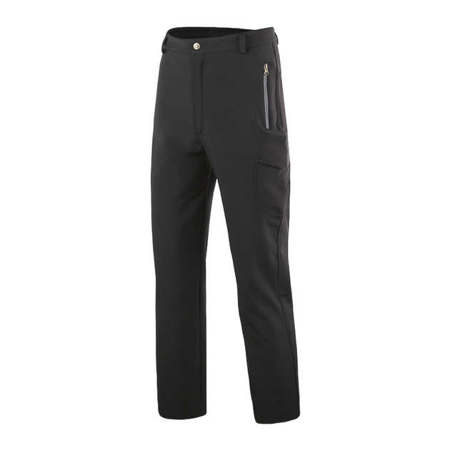 Тактические штаны Lesko B001 Black (XL) утолщенные демисезонные с карманами для спецслужб TR_9906-42699 - изображение 1
