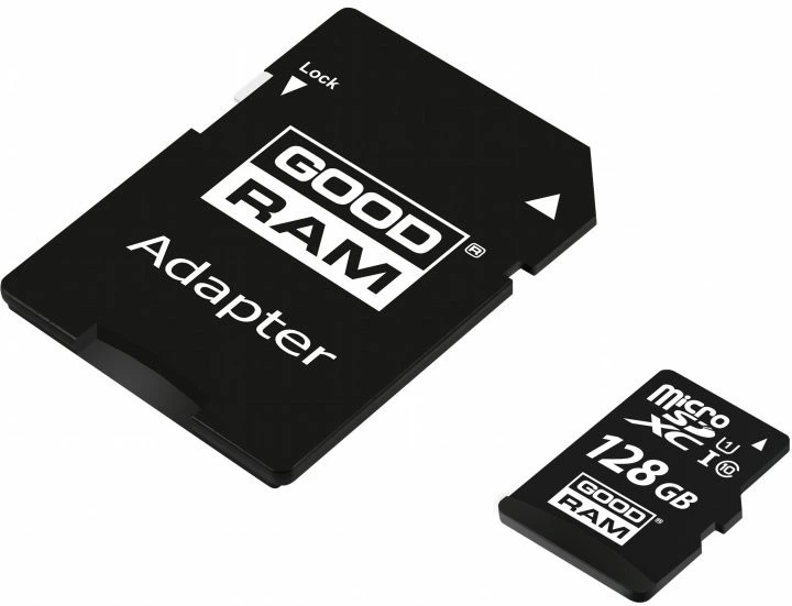 Карта пам'яті MicroSD 128Gb (SD) Goodram cl. 10 - Фото 4 Карта пам'яті MicroSD 128Gb (SD) Goodram cl. 10 - изображение 4