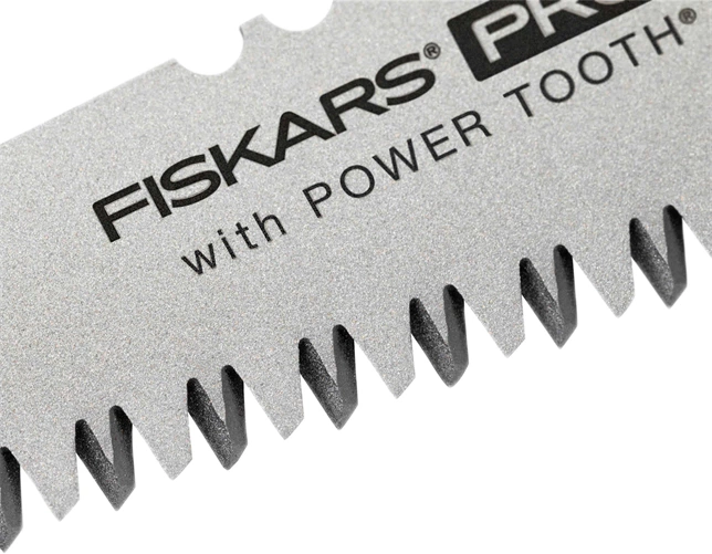 Piła wzmocniona składana Fiskars Pro PowerTooth z potrójnym ostrzeniem 150 mm 8 TPI 1062935 (6411501201188) - obraz 4