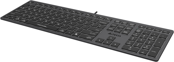Клавіатура дротова A4Tech FX60H USB Grey White backlit (4711421976343) - зображення 3