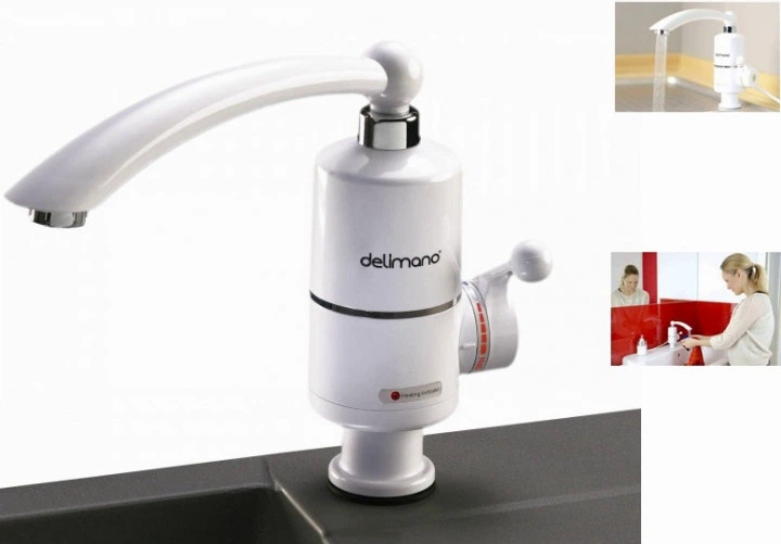 Проточный электрический водонагреватель электрический кран Delimano Instant Heating (147028023zas) - Фото 1 Проточный электрический водонагреватель электрический кран Delimano Instant Heating (147028023zas) - изображение 1