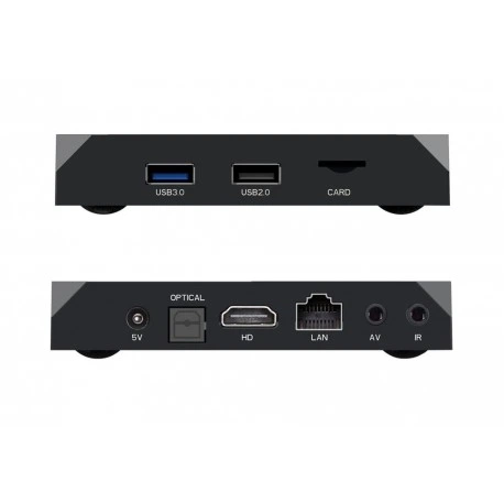 Медіаплеєр Enybox X96 MAX S905X2 4/64 GB Smart TV Box - зображення 3