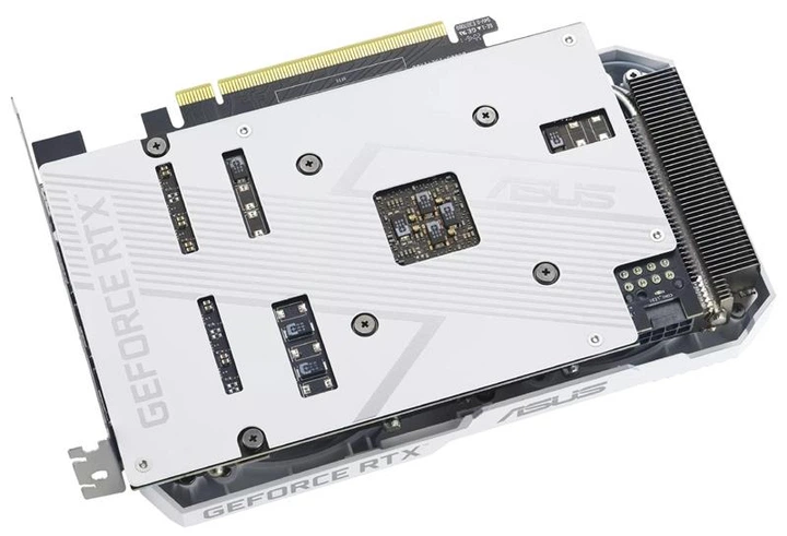 Видеокарта GF RTX 3060 8GB GDDR6 Dual OC White Asus (DUAL-RTX3060