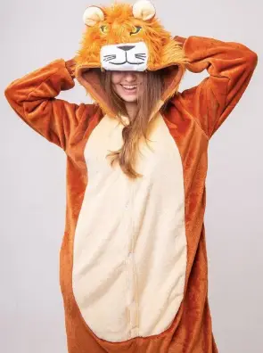 Піжама кігурумі лев на блискавці кенгурумі. М, 155 см (1619789688) - зображення 6