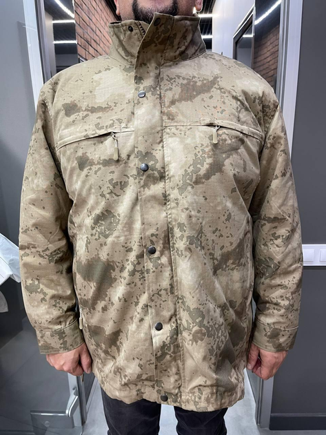 Куртка-парка тактическая на позднюю осень, цвет Жандарм, размер L, теплая куртка для военных - изображение 1