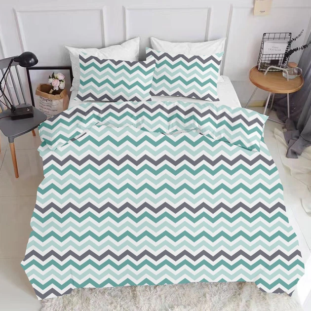 Наволочка Cosas ZIGZAG MINT GREY Ранфорс 40x40 (4822052153567) - зображення 2