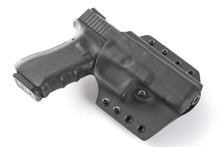 Поясна пластикова (кайдекс) кобура A2TACTICAL для Glock чорна (KD51) - зображення 1