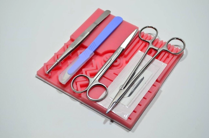 Хирургический набор SD+ Розовый c инструментами - изображение 1