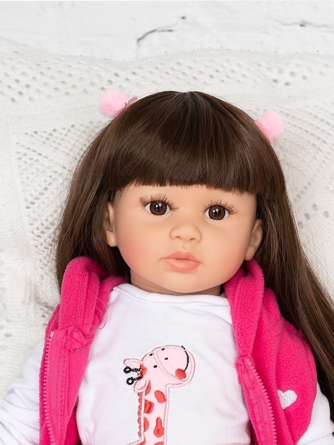 Кукла Реборн NPK DOLL девочка Ким силиконовая 60cм (414) - Фото 5 Кукла Реборн NPK DOLL девочка Ким силиконовая 60cм (414) - изображение 5