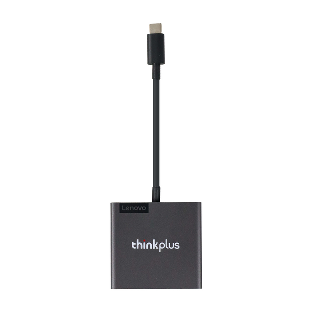 Док-станция Lenovo Thinkplus USB Type-C 3в1 3x USB3.0, HDMI 4K, VGA ...