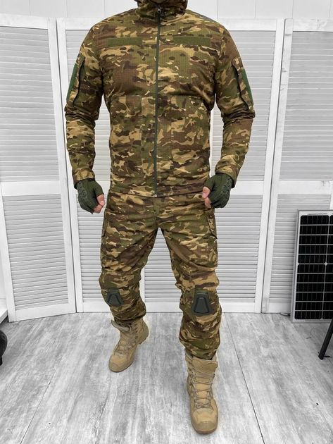 Тактическая теплая зимняя военная форма комплектом костюм ( Куртка + Штаны ), Камуфляж: Мультикам, Размер: XL - изображение 1