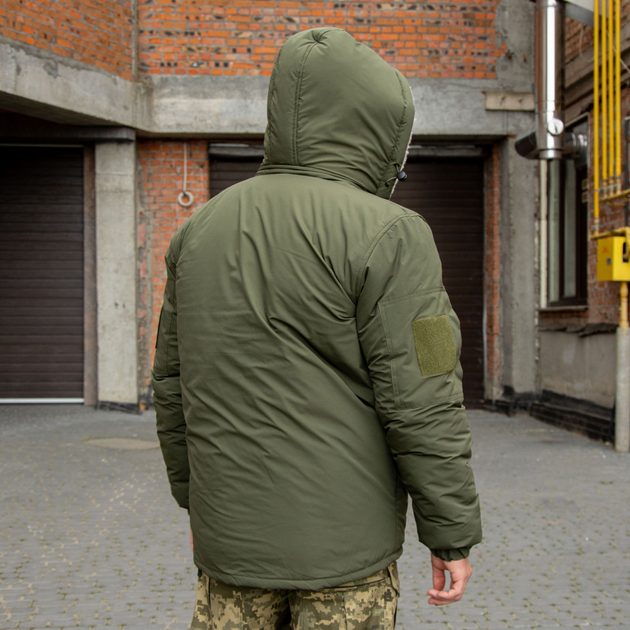 Куртка-бушлат військова чоловіча тактична на хутрі ЗСУ 8895 52 розмір хакі - зображення 2