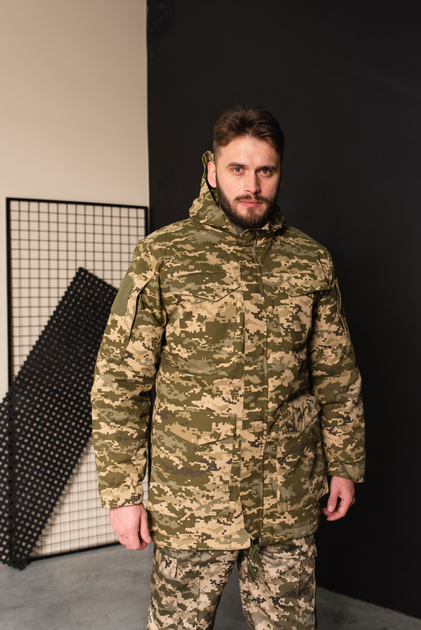 Куртка-бушлат военная мужская тактическая Турция ВСУ (ЗСУ) Пиксель 8922 M - изображение 2