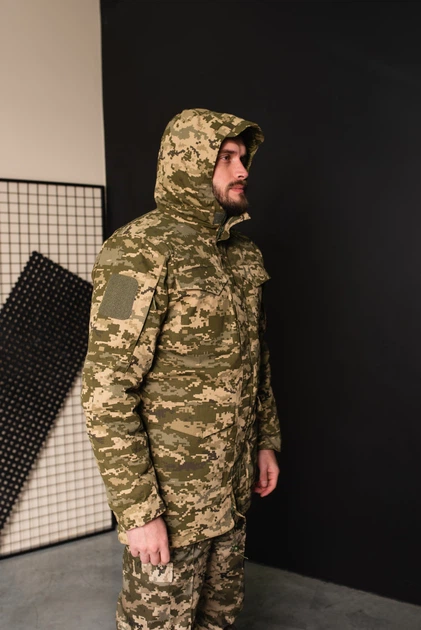 Куртка-бушлат военная мужская тактическая Турция ВСУ (ЗСУ) Пиксель 8922 M 4471431 - изображение 6
