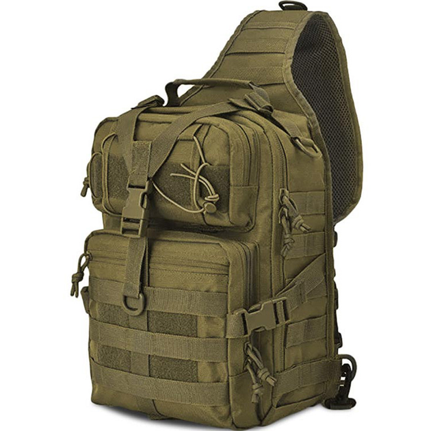 Тактичний рюкзак M04 20арк. штурмовий, військовий чоловіча сумка через плече (оливковий) - зображення 1