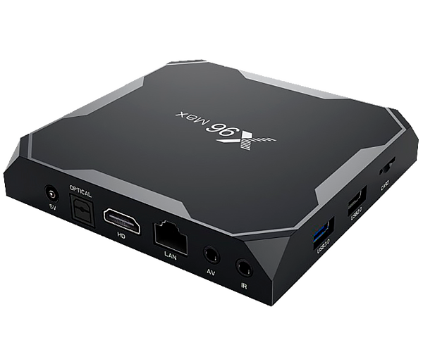 Стаціонарний медіаплеєр (смарт ТВ приставка) Vontar X96 Max Plus 4GB/32GB чорний (X96 Max Plus (4/32)_1799) - зображення 5