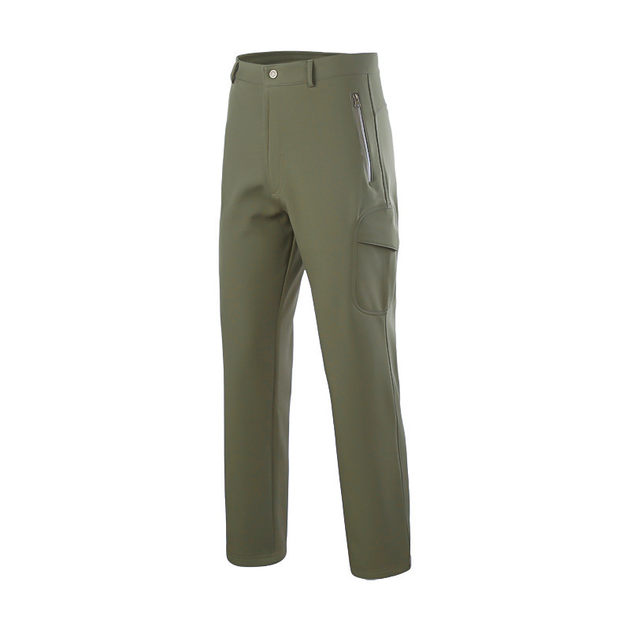 Тактические штаны Lesko B001 Green M военные утолщенные водонепроницаемые с теплой подкладкой (OPT-14061) - изображение 1