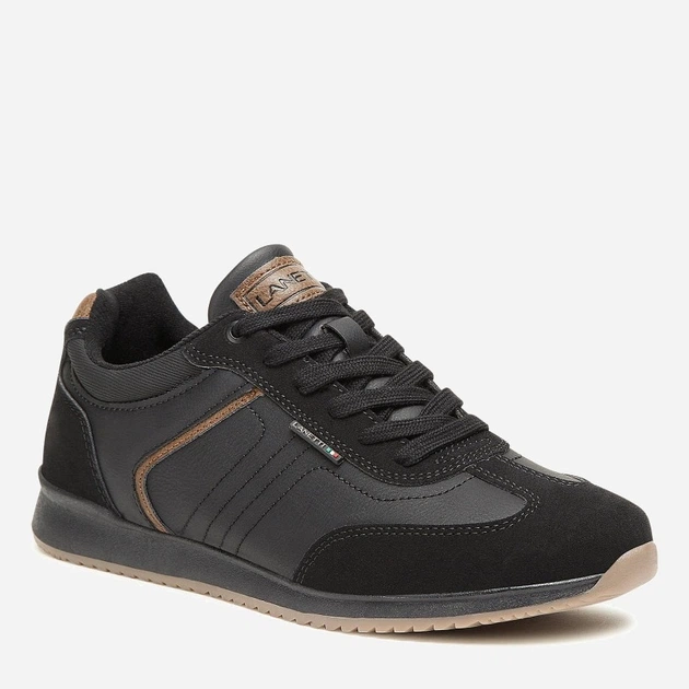 Sneakersy męskie Lanetti MP07-11672-01 41 27 cm Czarne (5904248950064) - obraz 2