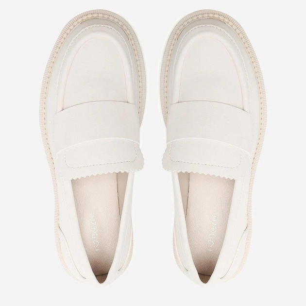 Loafersy Damskie DeeZee H101201-01 36 22,5 cm Beżowe (5904248995621) - obraz 4