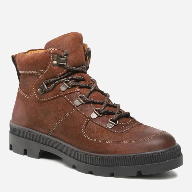 Trapery męskie skórzane niskie sznurowane Lasocki MI08-PULLMAN-10 44 27.3 cm Miedziane (5904862369679) - obraz 2