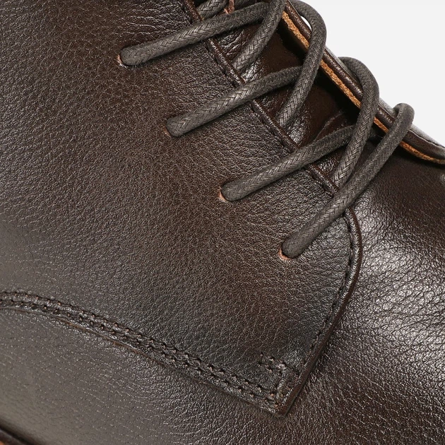Botki męskie skórzane sznurowane Gino Rossi 121AM0180 41 27.6 cm Brązowe (5904862376523) - obraz 6