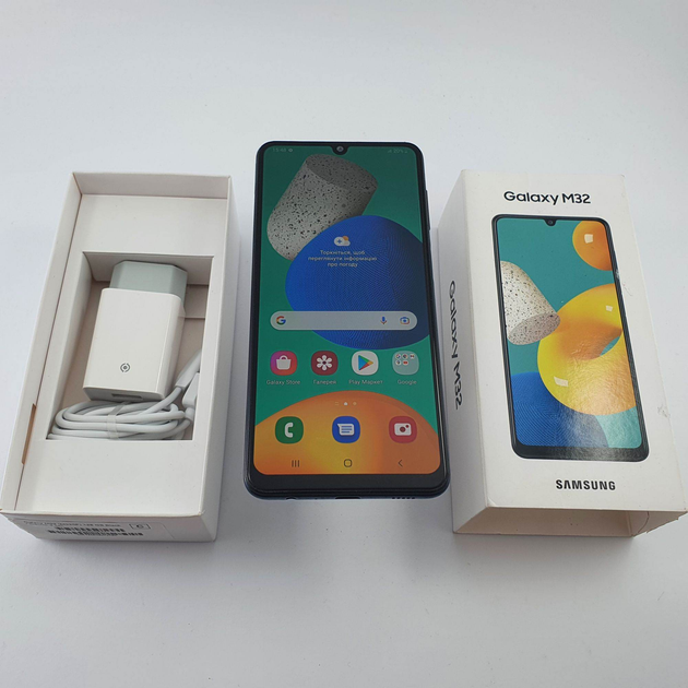 Samsung Galaxy M32 128 GB Black (2C00003477) Б/У – фото, отзывы ...