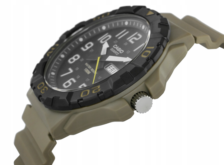 Мужские часы Casio MRW-210H-5A Хаки с черным - изображение 4
