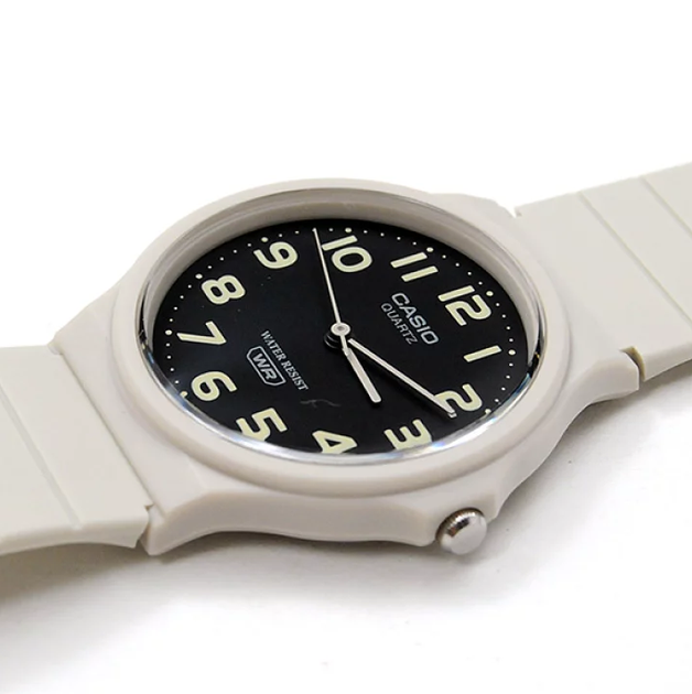 Наручний годинник Casio MQ-24UC-8B Білий ультрабюджетний - зображення 5