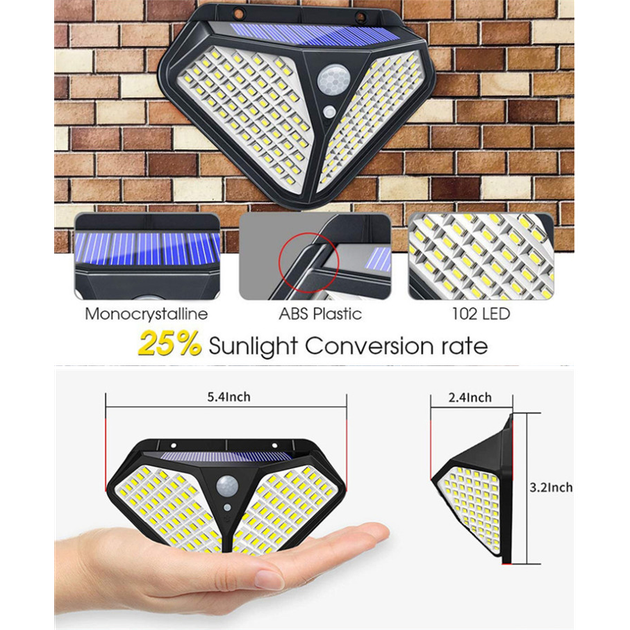 Уличный фонарь на солнечной батарее Solar 102SD до 15 часов ...
