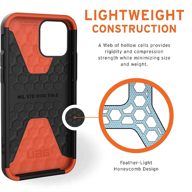 Чохол TPU UAG CIVILIAN series для Apple iPhone 12 Pro Max (6.7") Чорний - зображення 2