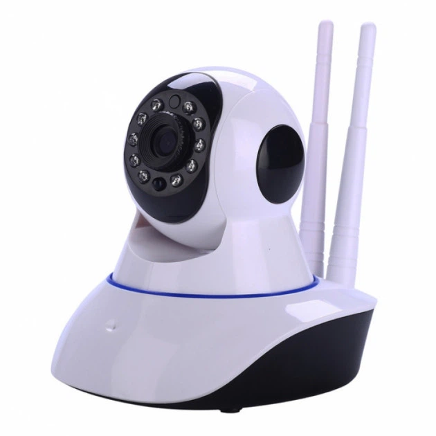 Беспроводная камера видеонаблюдения WiFi Smart Life 1280x720 поворотная, ночная съемка, датчик движения Белый - изображение 2