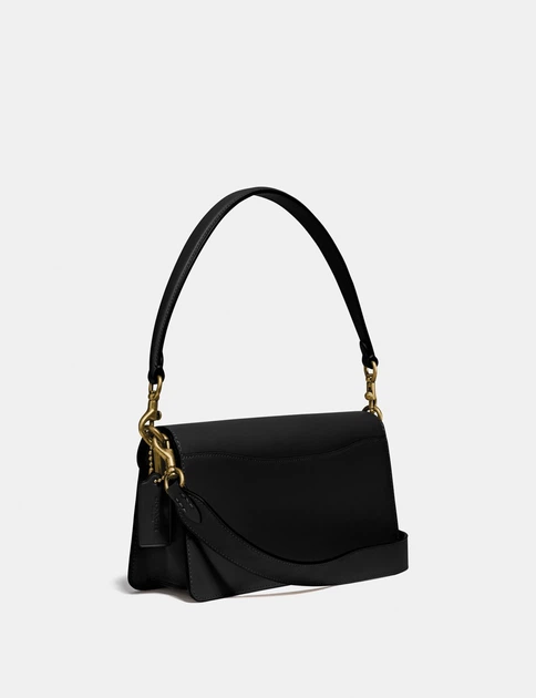 Кожаная женская сумка через плечо Coach Tabby Shoulder Bag 26 With Signature Canvas Tan Black черная (CBT2) - Фото 5 Кожаная женская сумка через плечо Coach Tabby Shoulder Bag 26 With Signature Canvas Tan Black черная (CBT2) - изображение 5