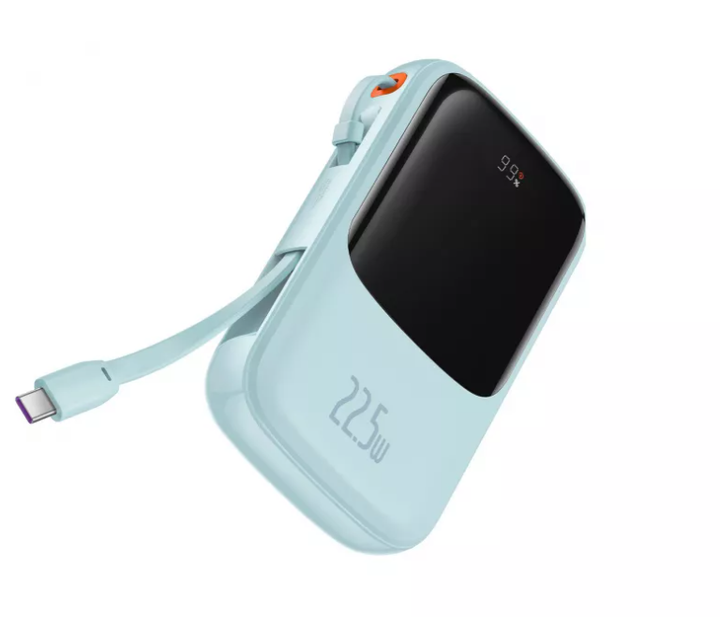 Powerbank Baseus Qpow Pro 22.5W 10000mAh QC + TypeC Сable Blue (PPQD020103) - изображение 2