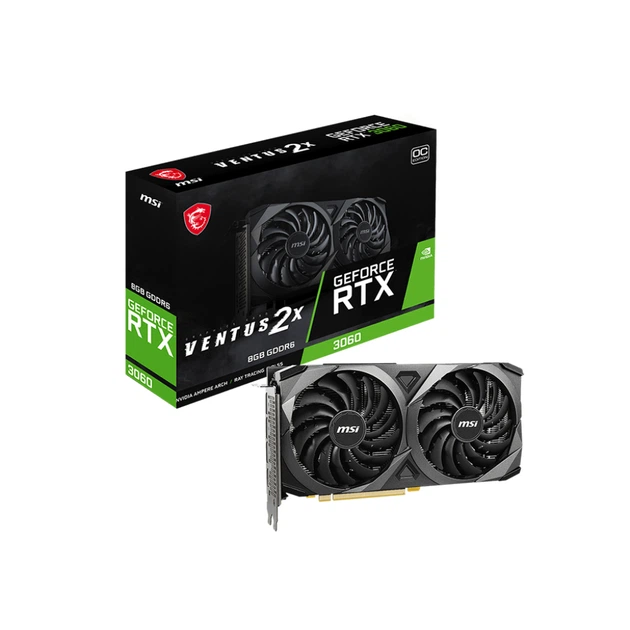 Відеокарта MSI GeForce RTX3060 8Gb VENTUS 2X OC (RTX 3060 VENTUS