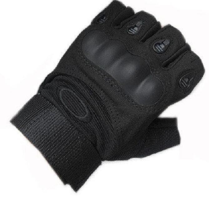 Перчатки тактические Oakley OY-001 беспалые, черные - изображение 1