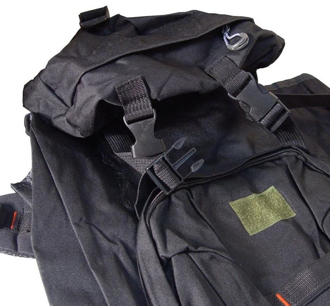 Рюкзак тактический B124, 100 л, черный - изображение 2