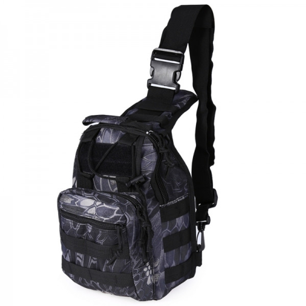 Тактична військова сумка рюкзак OXFORD 600D Black Python - зображення 2