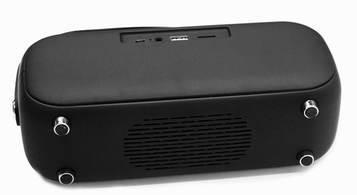 Портативная Bluetooth колонка SPS charge E25, черная - изображение 4