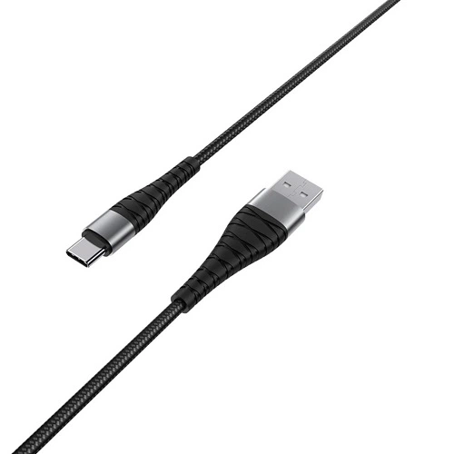 Кабель Borofone BX32 Munificent Type-C USB 5A 1М Black - Фото 2 Кабель Borofone BX32 Munificent Type-C USB 5A 1М Black - изображение 2
