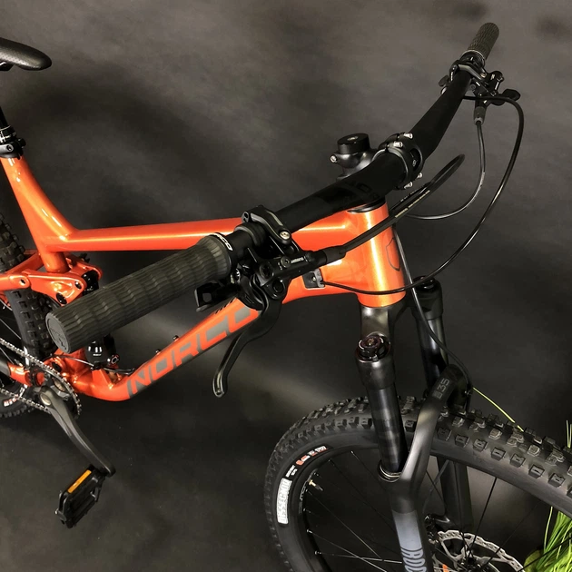 Велосипед Norco Fluid FS 2 двопідвісний 29", рама XL, 2021, помаранчевий - зображення 7