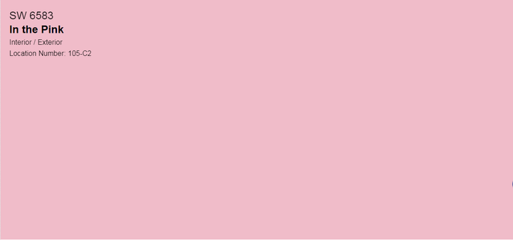 Тонована фарба DV Avalon Flat Enamel акрил-латексна глибокоматова colorpaint (SW 6583 In the Pink) - зображення 2