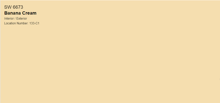 Тонована фарба DV Avalon Flat Enamel акрил-латексна глибокоматова colorpaint (SW 6673 Banana Cream) - зображення 2