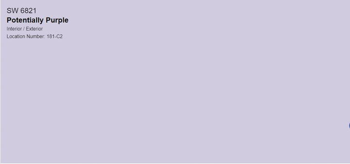 Тонована фарба DV Avalon Flat Enamel акрил-латексна глибокоматова colorpaint (SW 6821 Potentially Purple) - зображення 2