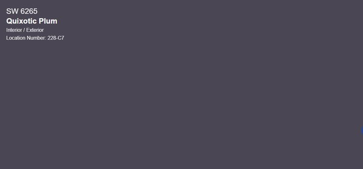 Тонована фарба DV Avalon Flat Enamel акрил-латексна глибокоматова colorpaint (SW 6265 Quixotic Plum) - зображення 2